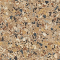 MILZETTI - 24X24 PEBBLE, AMBER, BRUSHED